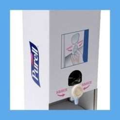 Purell Table Top Stand Hand Sanitizer Kit with 2 x 1 Liter Refills, ea