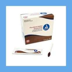 Dynarex Povidone-Iodine Swabsticks 10% povidone iodine solution 50 packs of 1 swab Dynarex Povidone-Iodine Swabsticks 10% povidone iodine solution