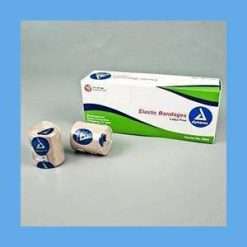 Dynarex Elastic Bandage With Clip Closure 2"in x 4.5 YDS (Stretched)