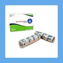 Dynarex Elastic Bandage With Clip Closure 6"in x 4.5 YDS (Stretched)
