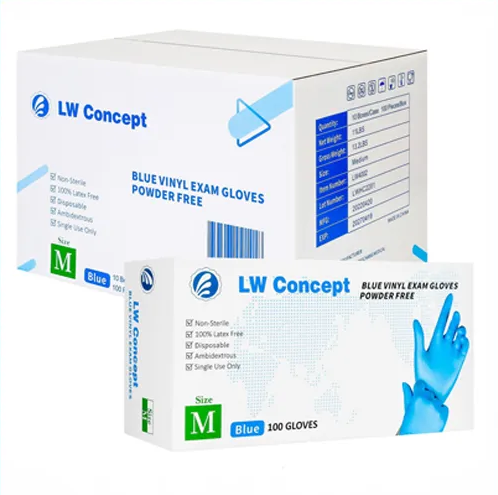 LW Concept Blue Nitrile Gloves
